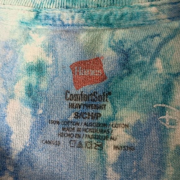 Walt Disney Magic Kingdom Splash Mountain S T Shirt Blue Tie Dye Mickey Donald - Picture 14 of 15